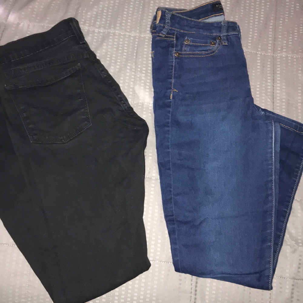 2 for 1 black and blue jeans 👖 🖤💙
